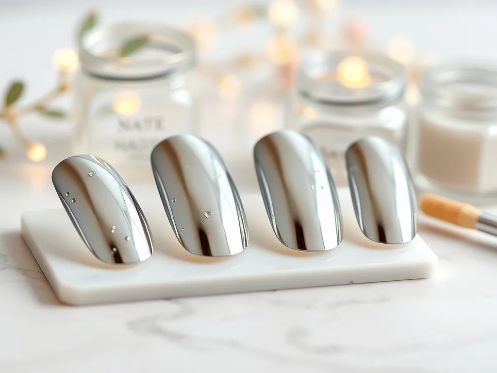Paznokcie srebrne lustrzane – inspiracje i jak je wykonać?