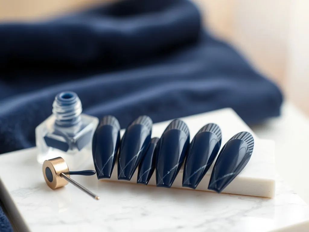 Paznokcie granatowe kocie oko – inspiracje i porady