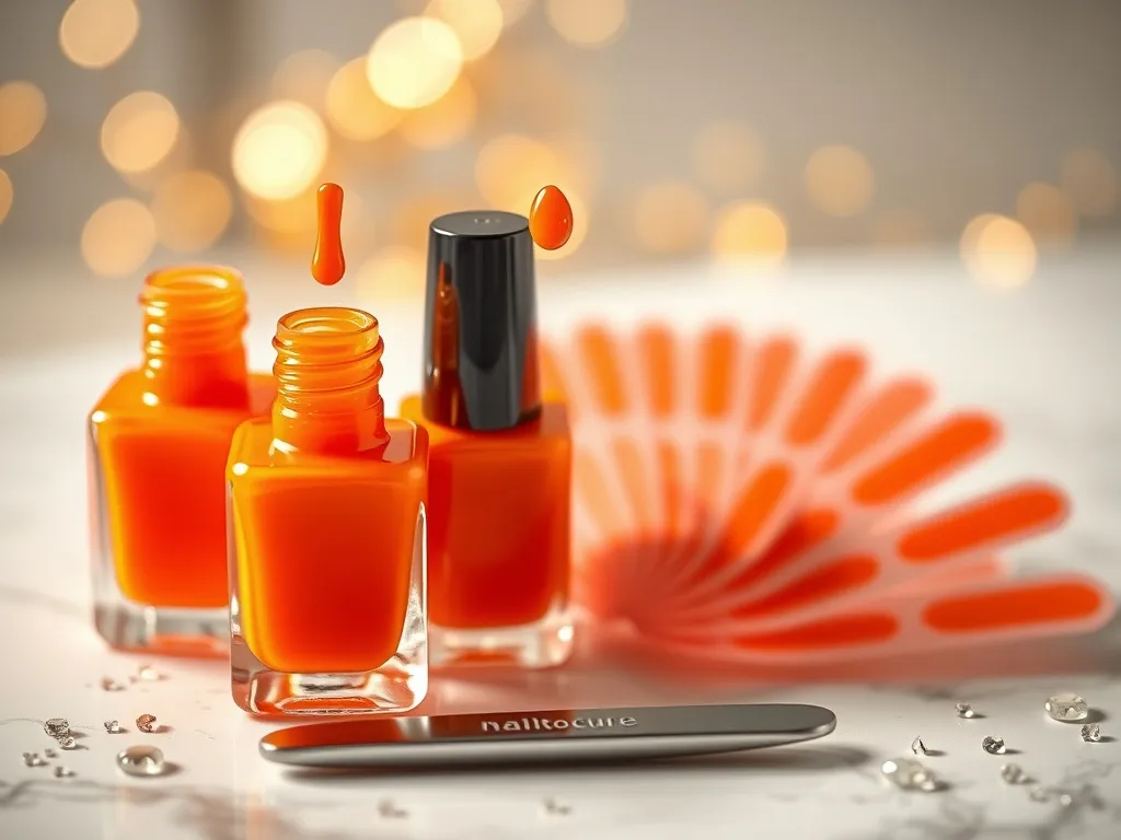 Paznokcie pomarańczowe neon – modne inspiracje i pomysły