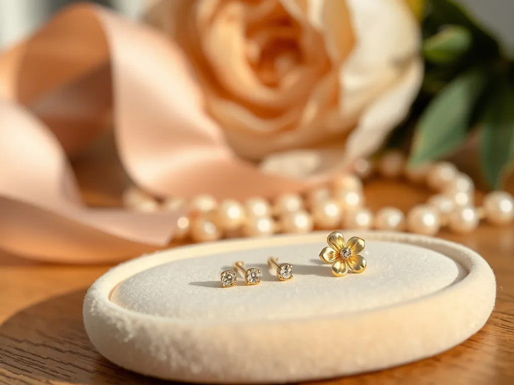 Złote kolczyki ślubne sztyfty — jak wybrać idealne?