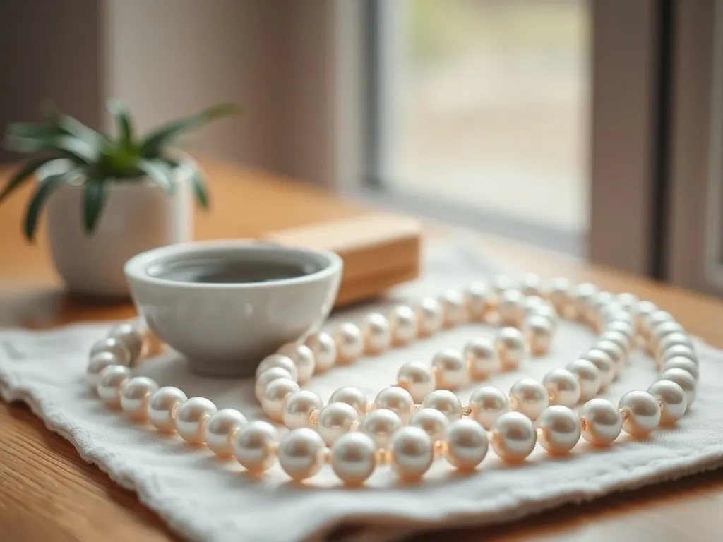 Jak czyścić biżuterię z perłami?