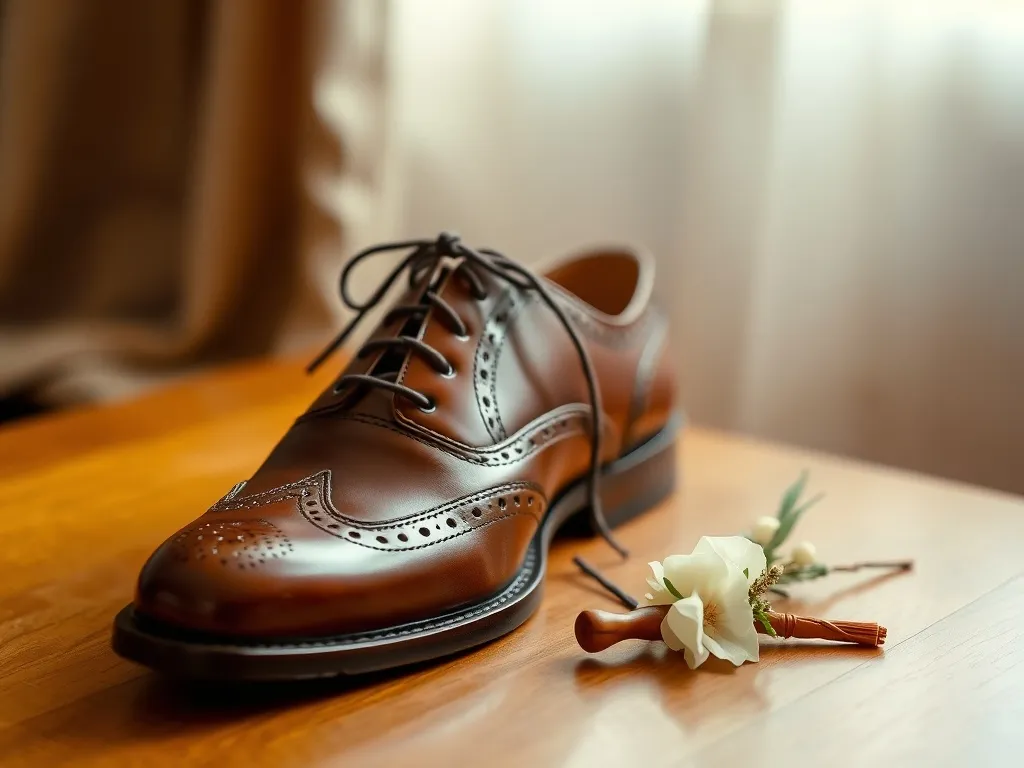 Buty ślubne męskie brązowe lotniki – jak je wybrać?